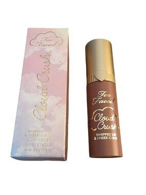 Too Faced Cloud Crush Whipped Lip & Cheek Blush "Headliner" NIB